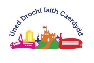 Logo Uned Drochi Iaith Caerdydd